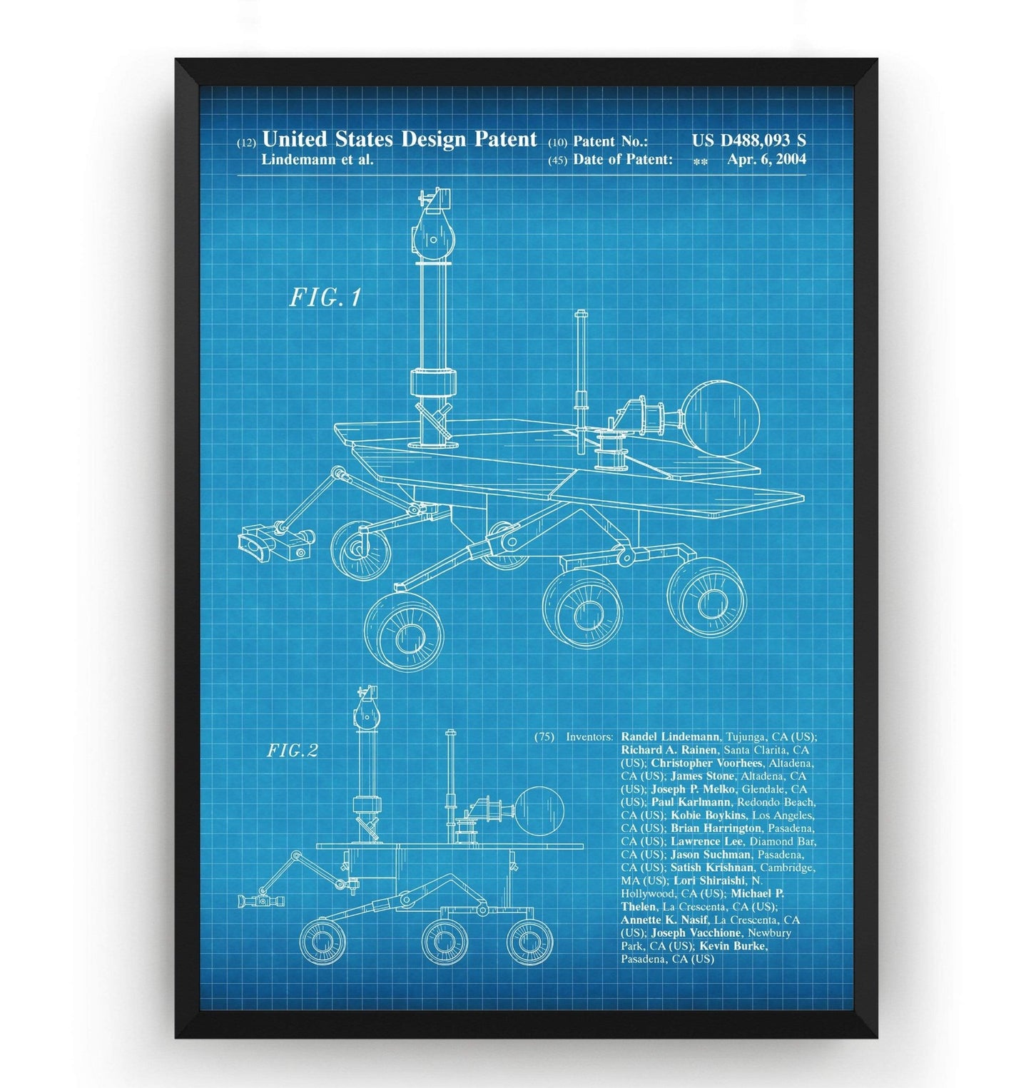 Mars Rover Patent Print - Magic Posters