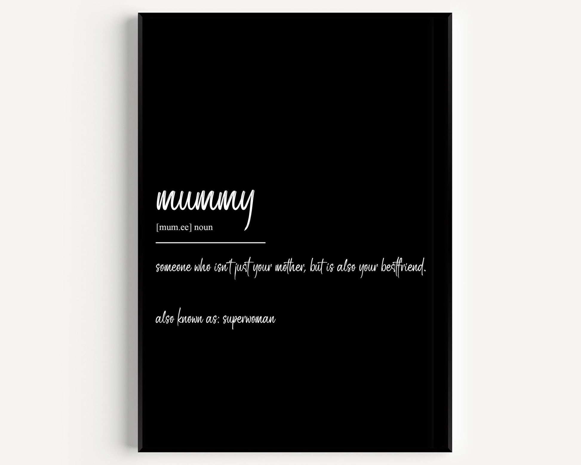 Mummy Definition Print - Magic Posters