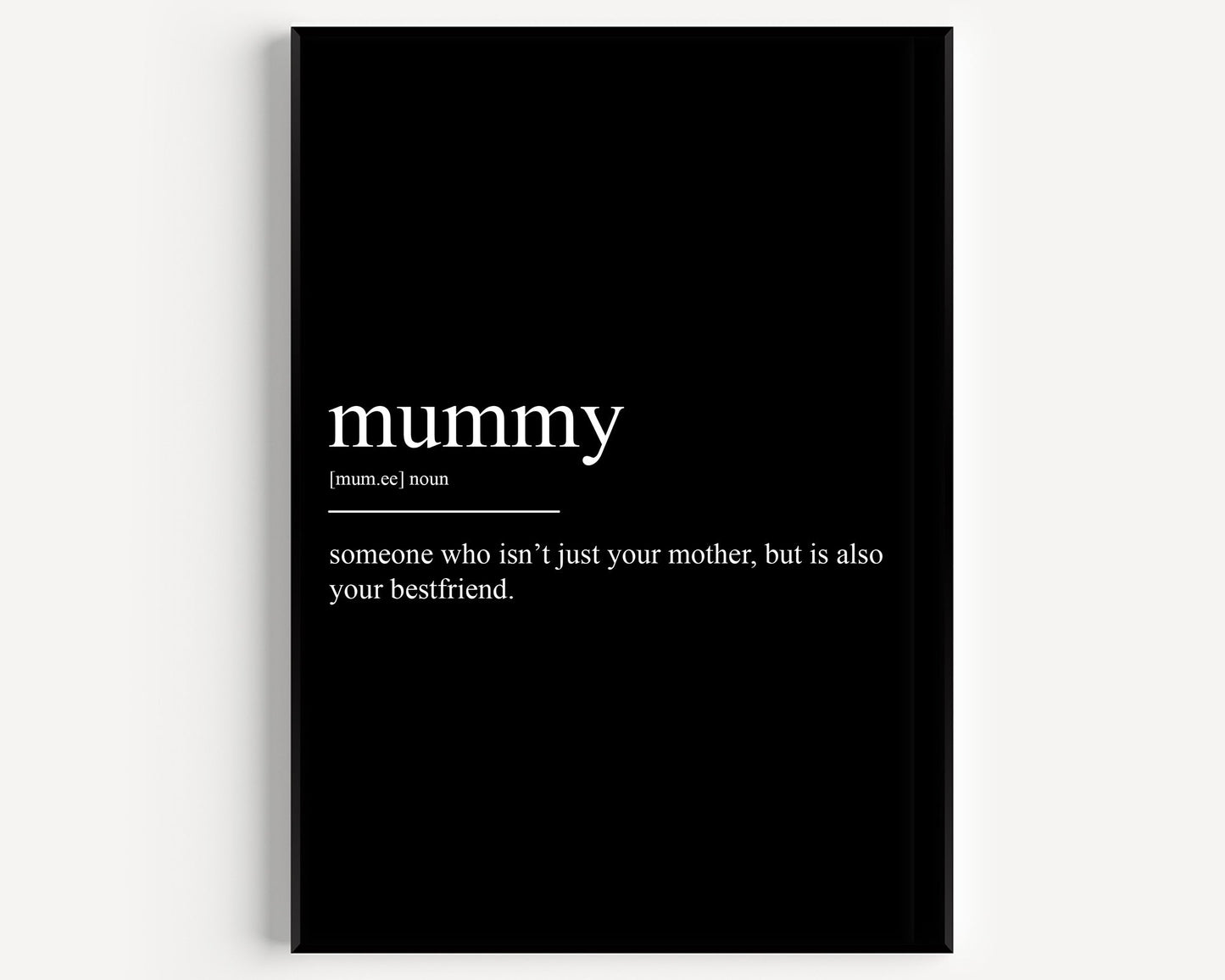 Mummy Definition Print - Magic Posters