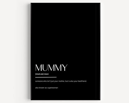 Mummy Definition Print - Magic Posters