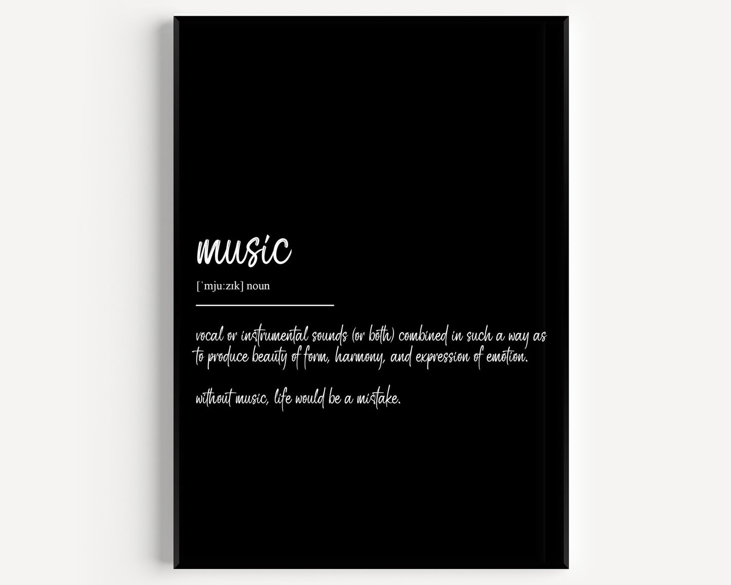 Music Definition Print - Magic Posters