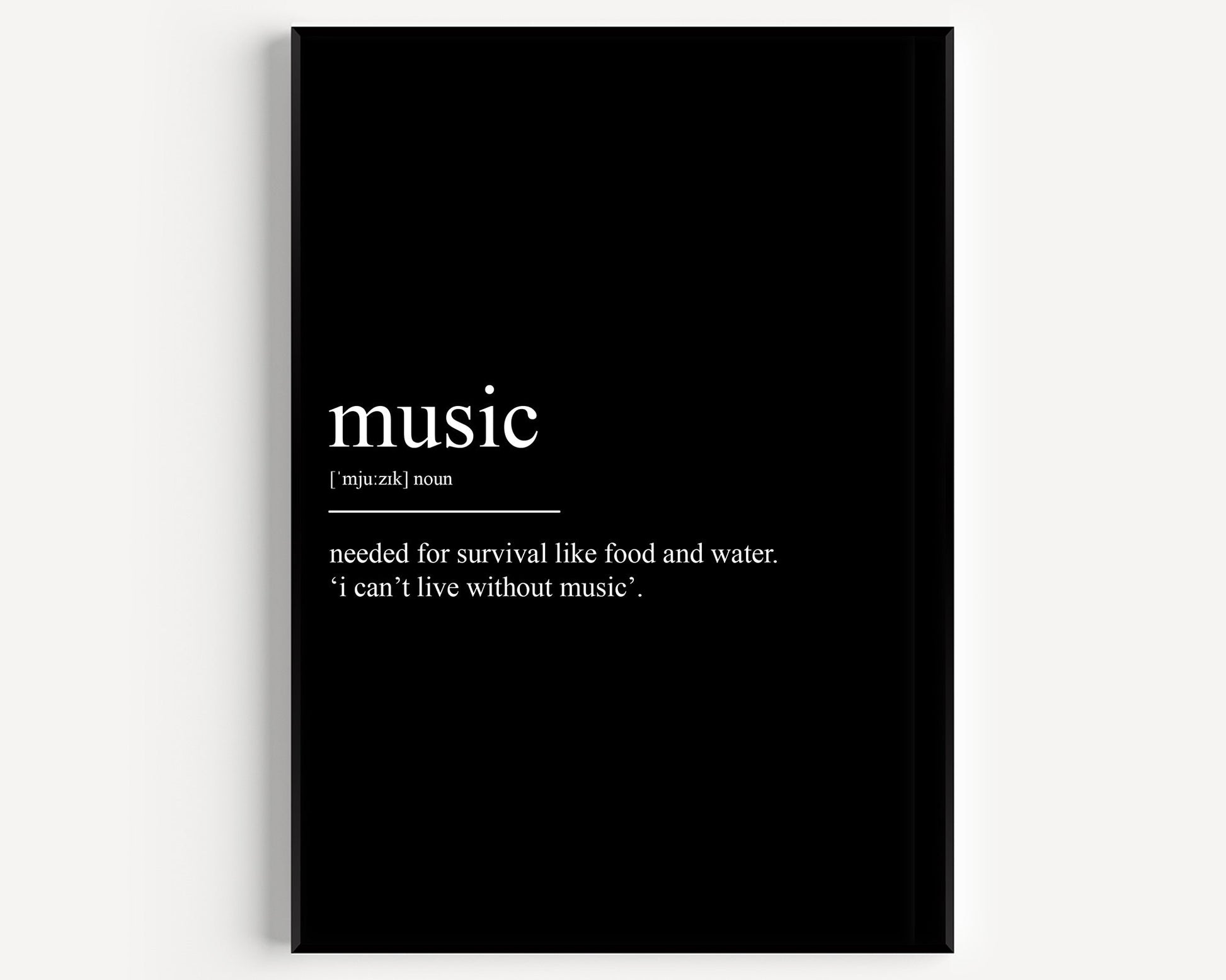 Music Definition Print V2 - Magic Posters