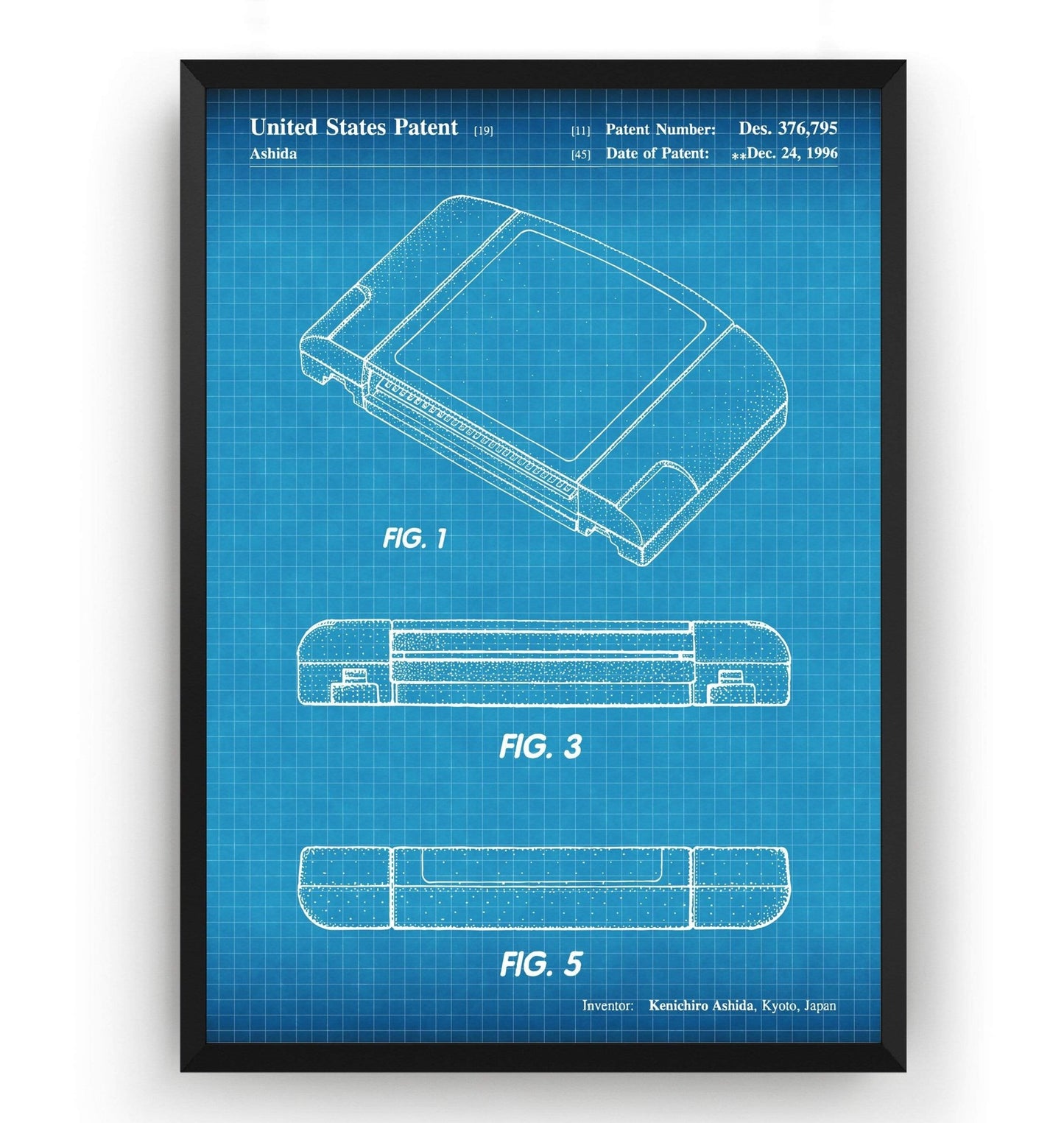 N64 Cartridge 1996 Patent Print - Magic Posters