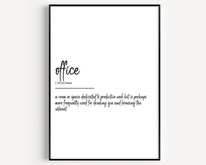 Office Definition Print - Magic Posters