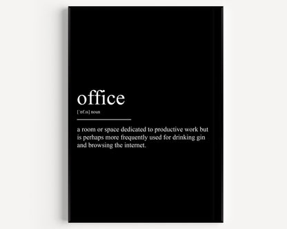 Office Definition Print - Magic Posters