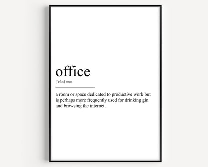 Office Definition Print - Magic Posters