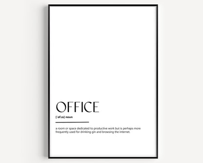 Office Definition Print - Magic Posters