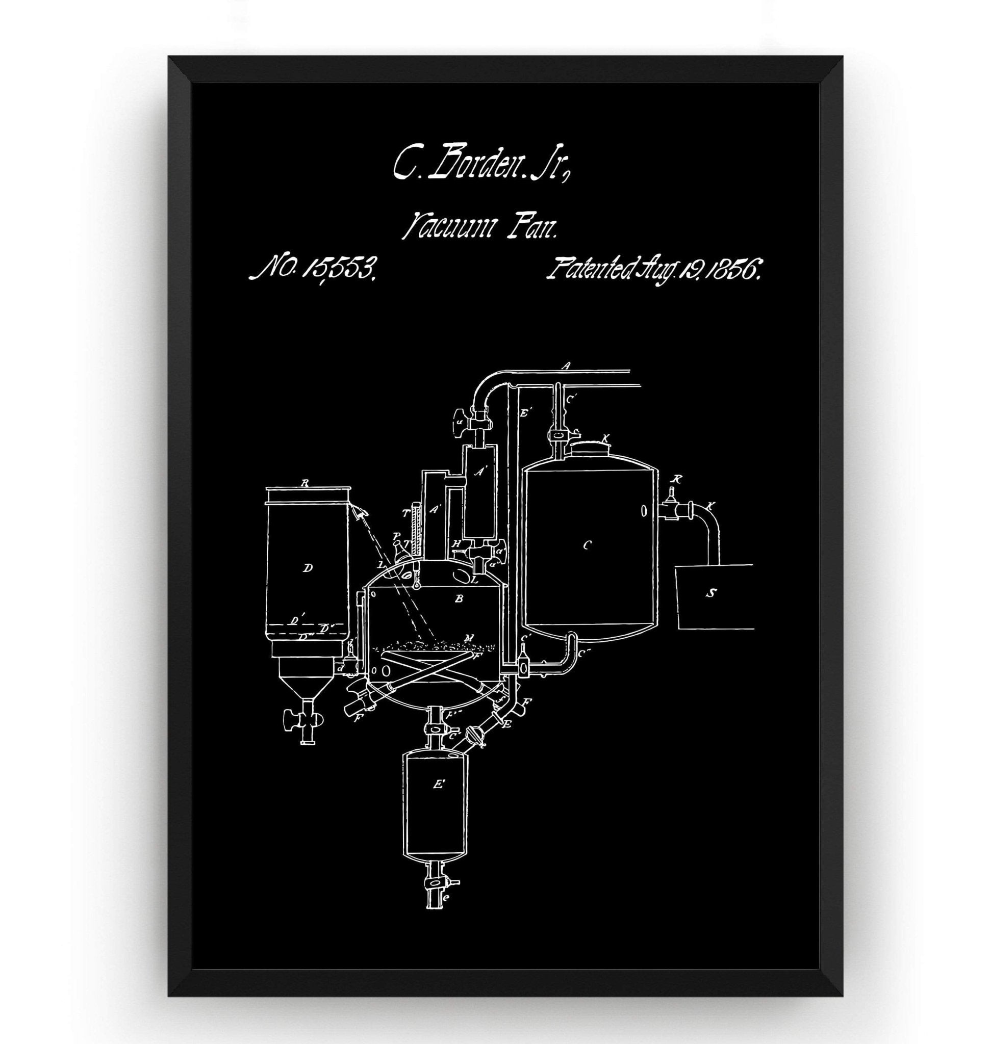 Pasteurized Milk 1856 Patent Print - Magic Posters