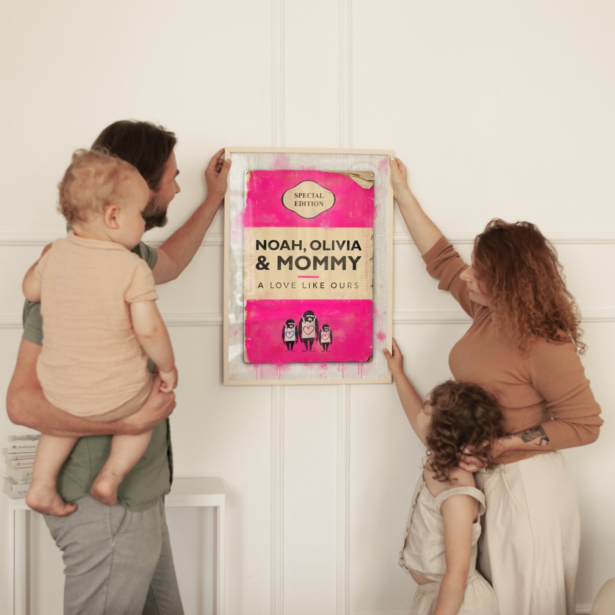 Personalised Book Cover Art Print (Mother's Day Edition) New This Week! - Magic Posters