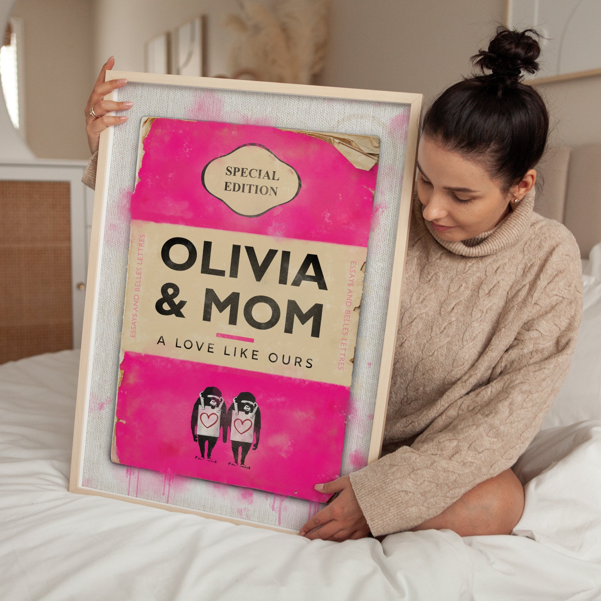 Personalised Book Cover Art Print (Mother's Day Edition) New This Week! - Magic Posters