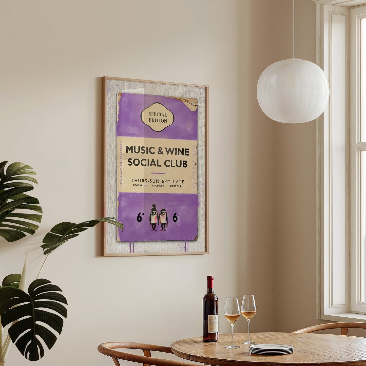 Personalised Book Cover Art Print (New Purple) - Magic Posters