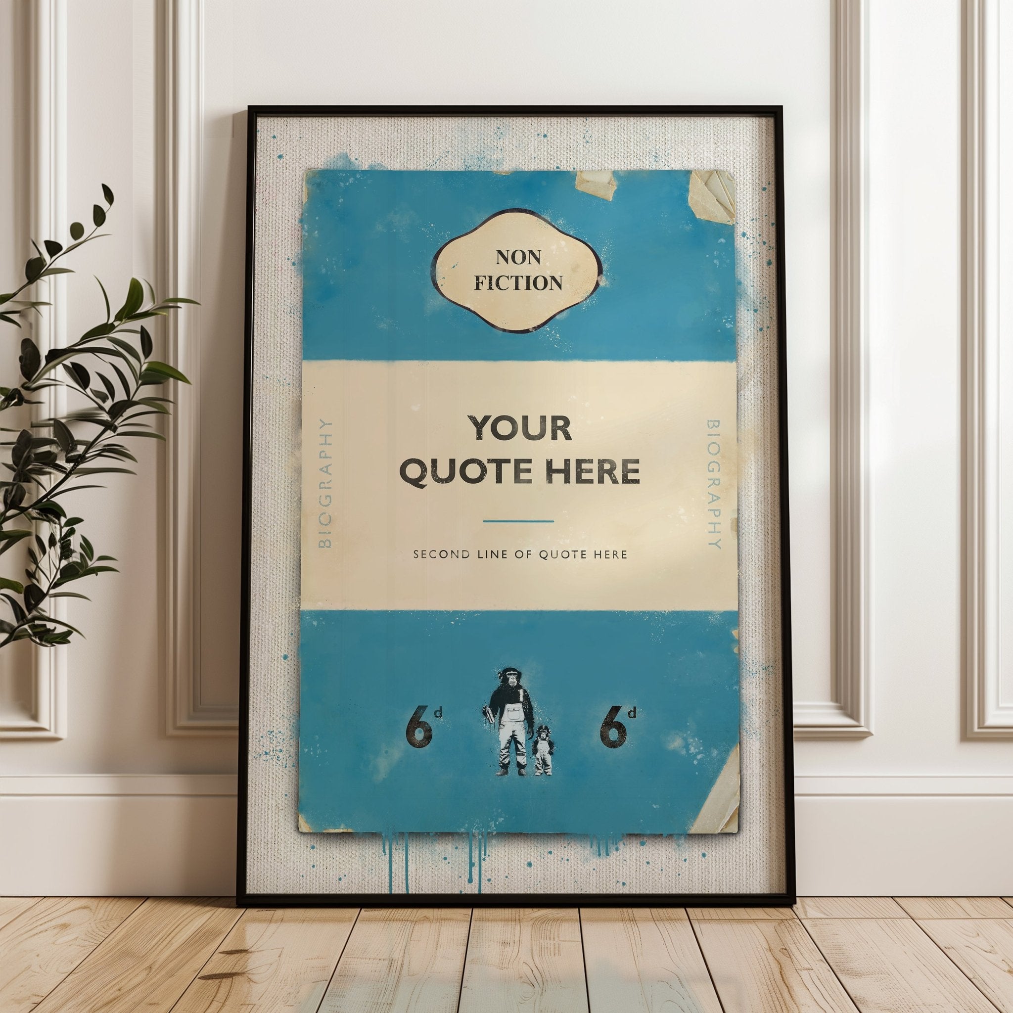 Personalised Book Cover Set Of 3 Art Prints - Magic Posters