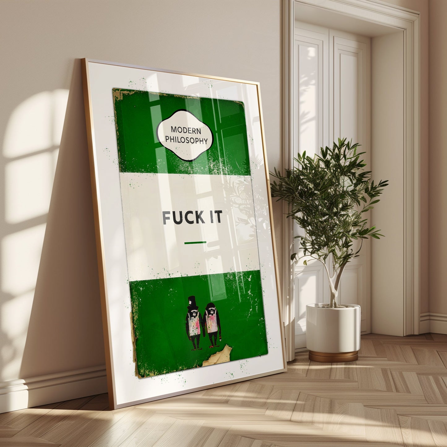 Personalised Fuck It Book Cover Art Print - Magic Posters