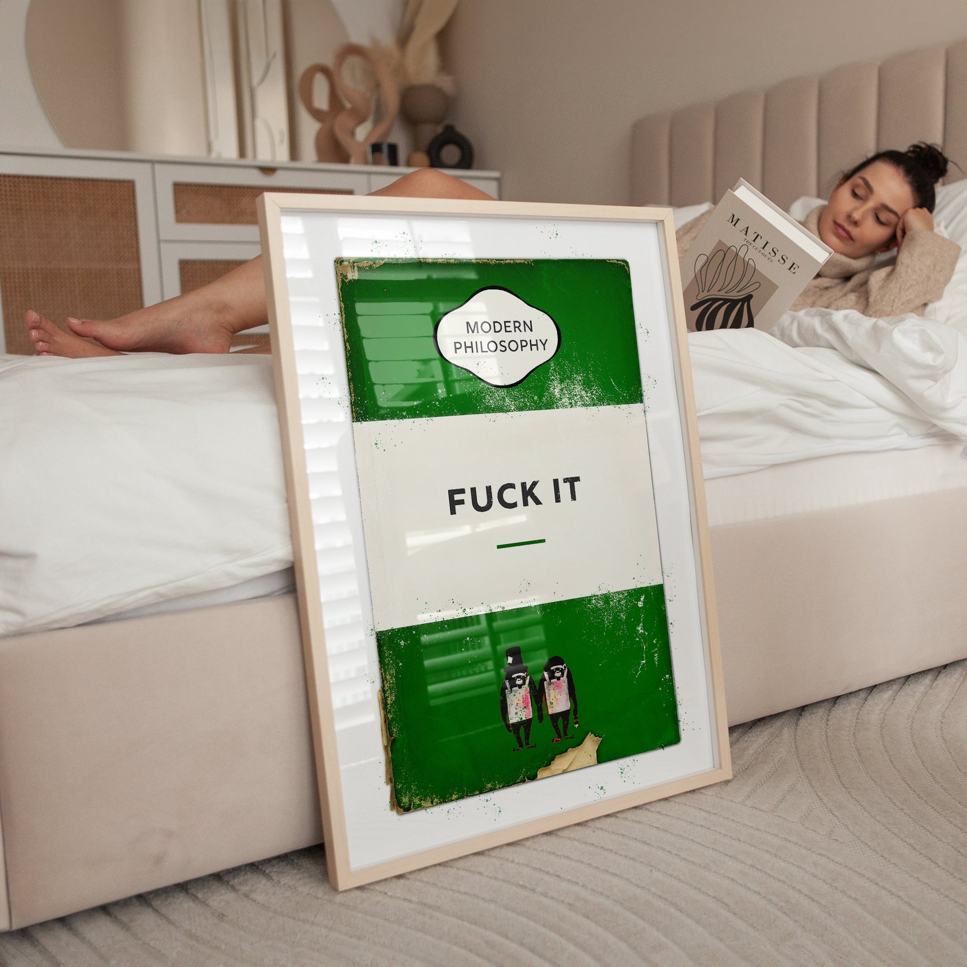 Personalised Fuck It Book Cover Art Print - Magic Posters