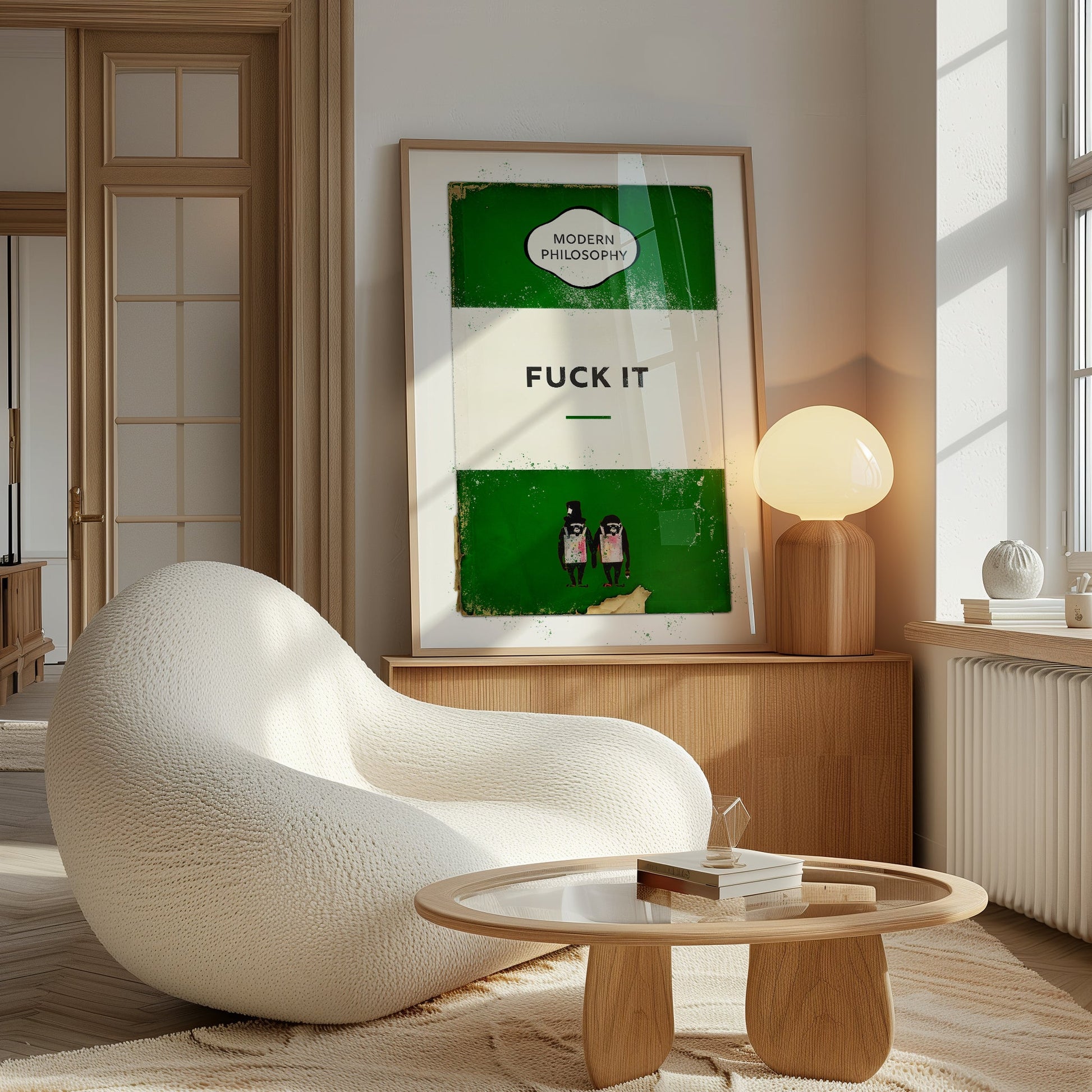 Personalised Fuck It Book Cover Art Print - Magic Posters