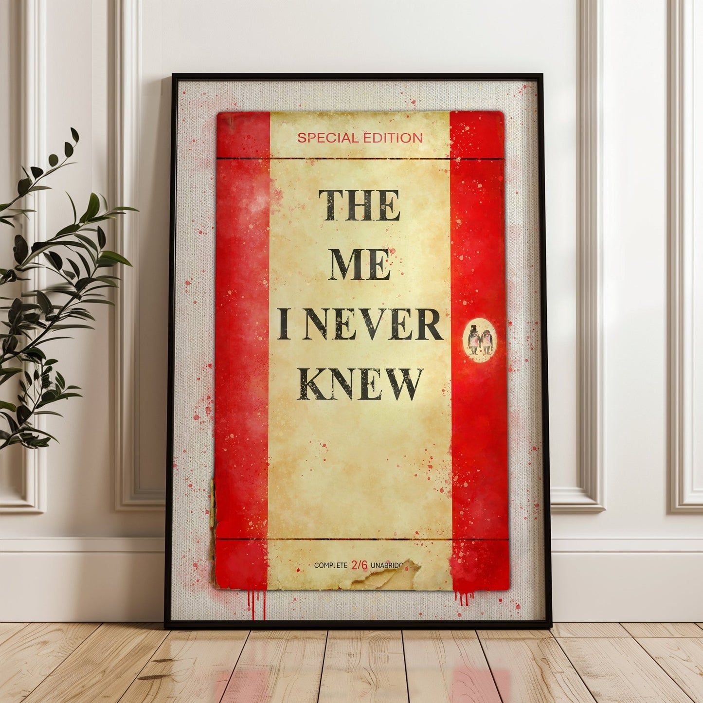 Personalised The Me I Never Knew Book Cover Art Print - Magic Posters