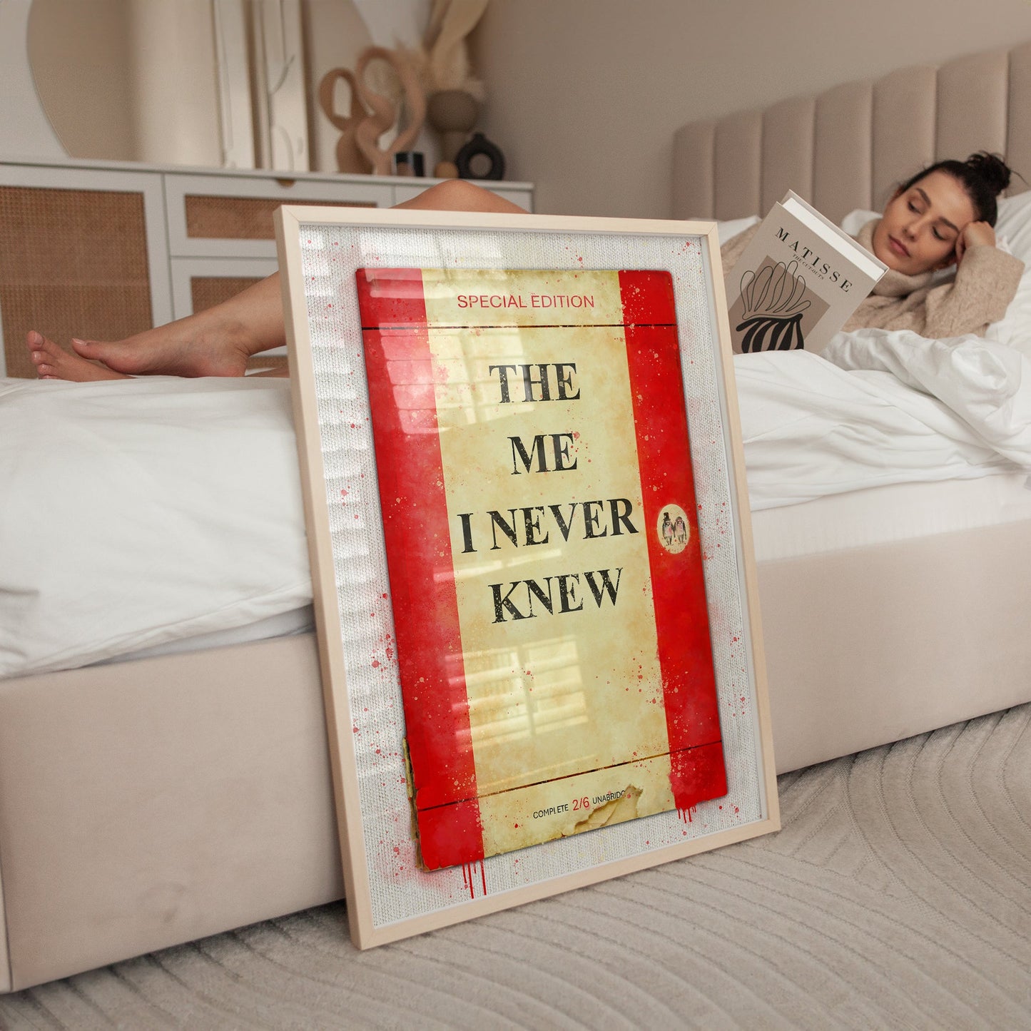 Personalised The Me I Never Knew Book Cover Art Print - Magic Posters