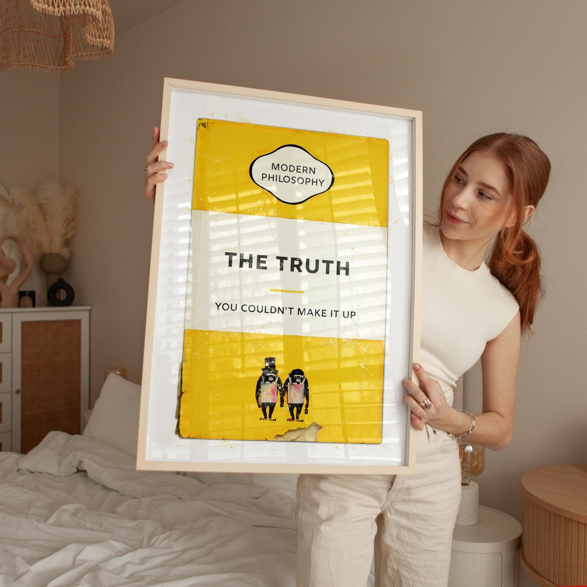 Personalised The Truth Book Cover Art Print - Magic Posters