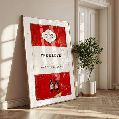 Personalised True Love Book Cover Art Print - Magic Posters