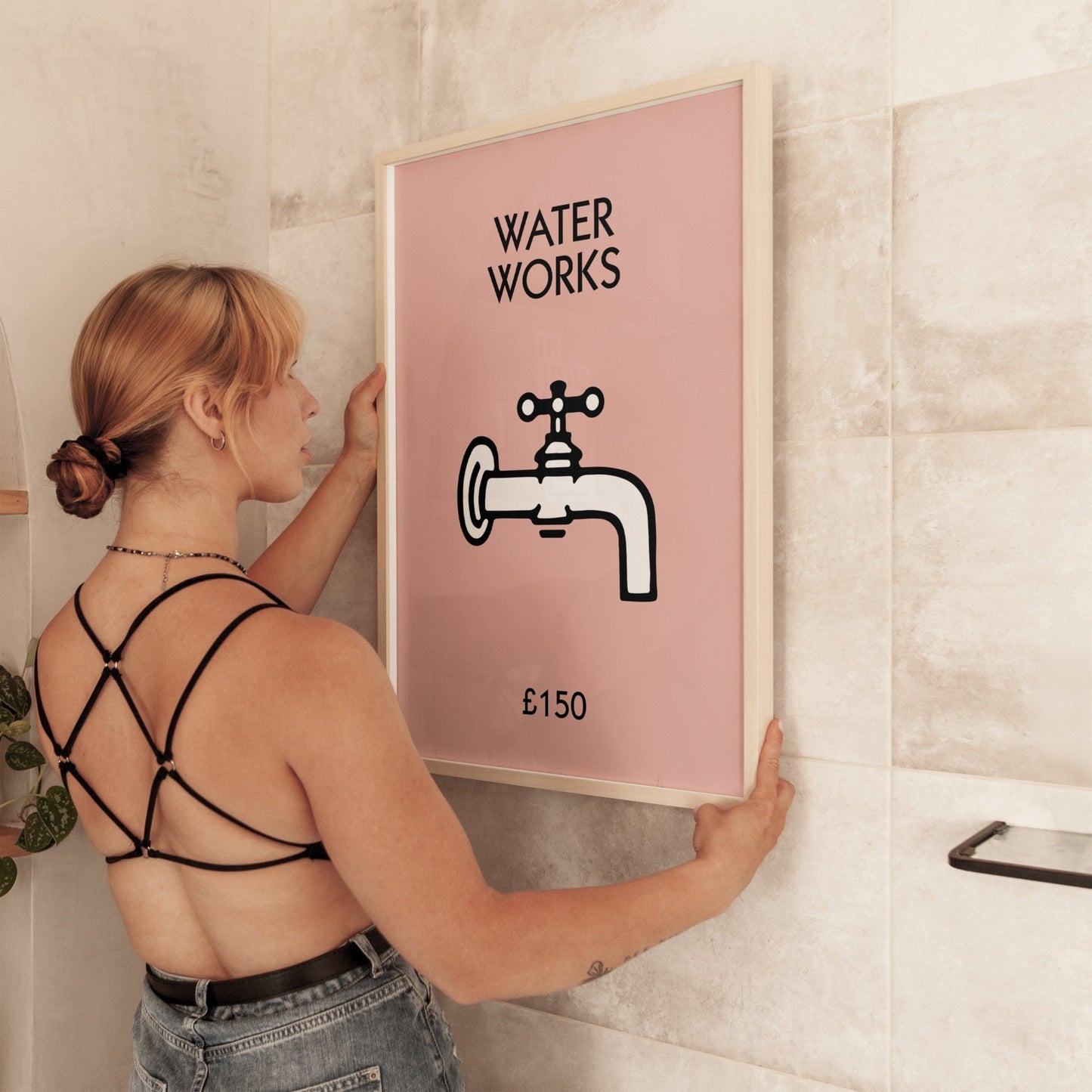 Personalised Water Works Bathroom Print - Magic Posters