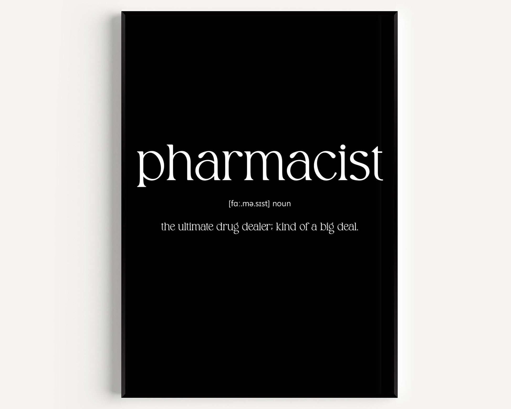 Pharmacist Definition Print - Magic Posters