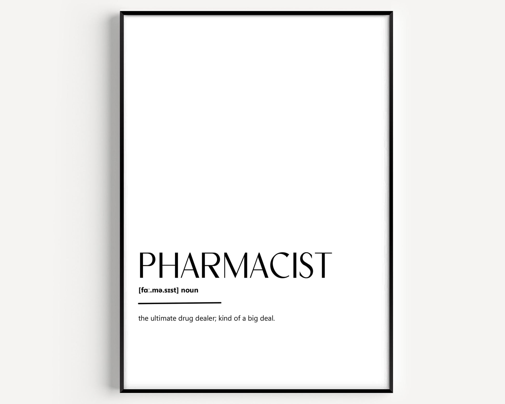 Pharmacist Definition Print - Magic Posters