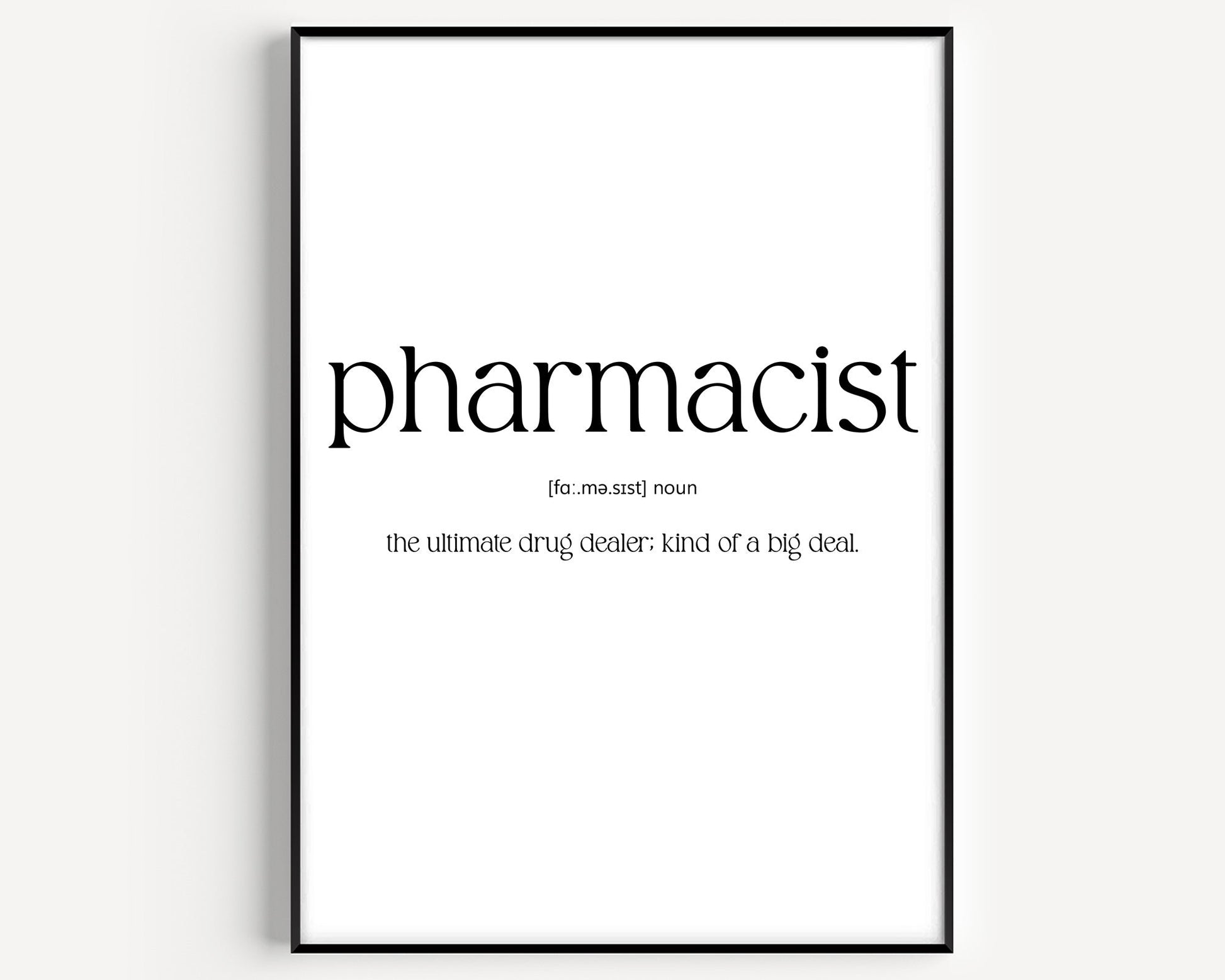 Pharmacist Definition Print - Magic Posters