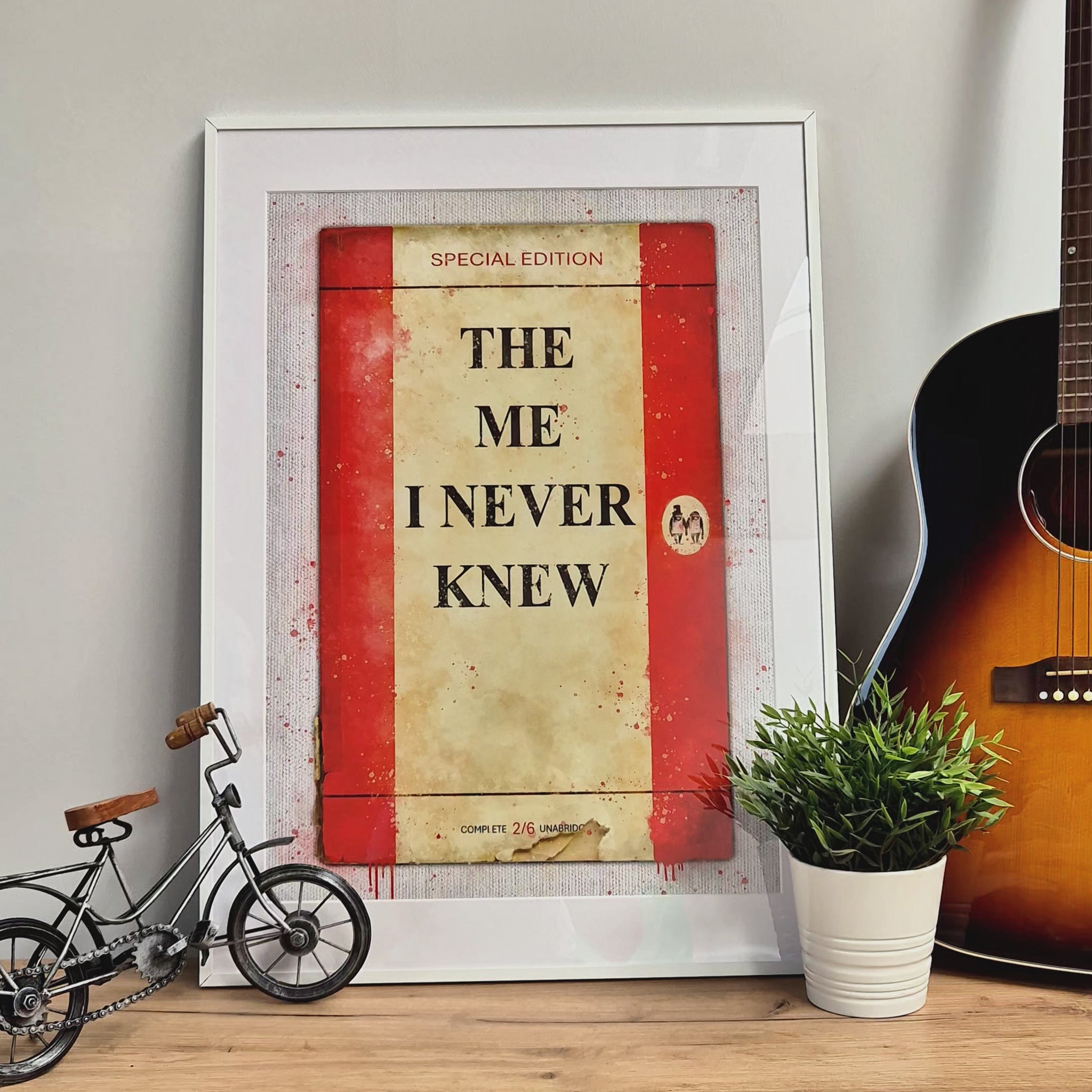 Personalised The Me I Never Knew Book Cover Art Print - Magic Posters