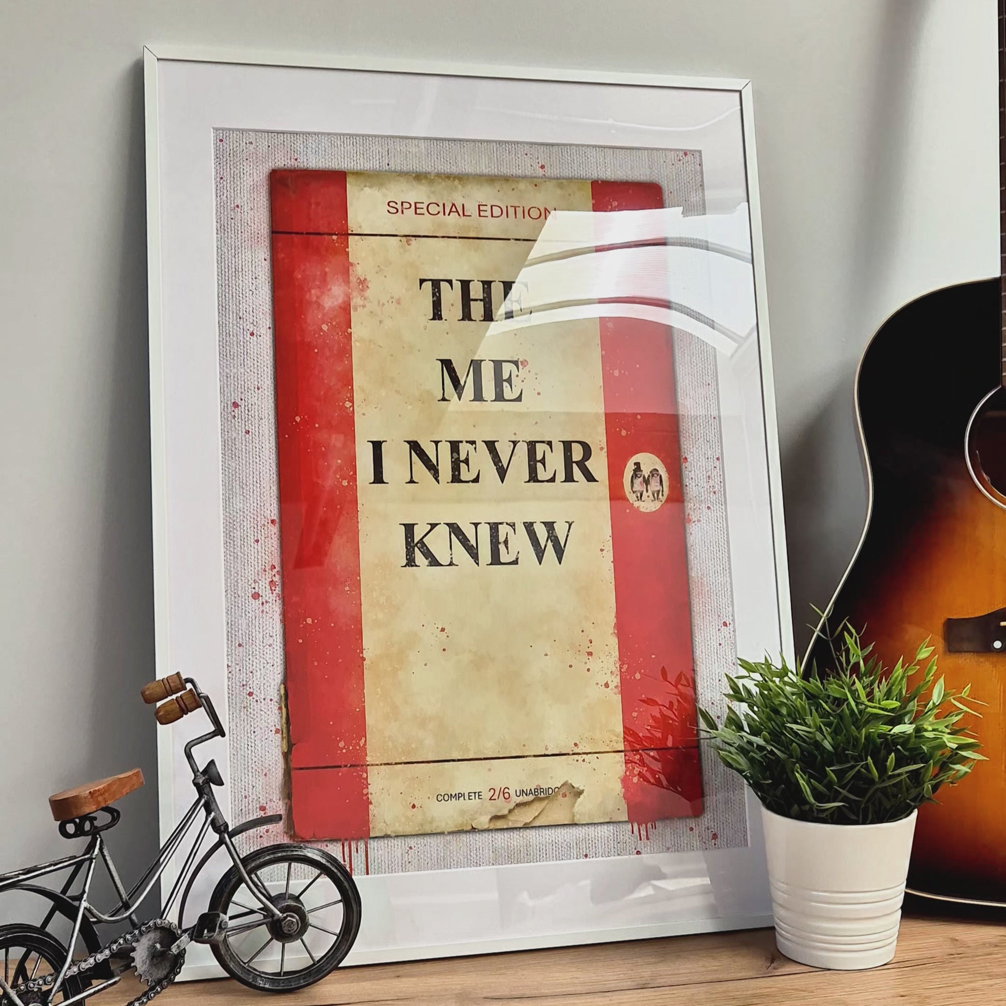 Personalised The Me I Never Knew Book Cover Art Print - Magic Posters